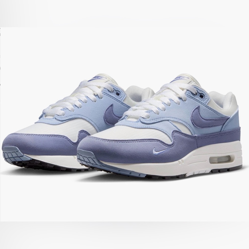 Nile Air Max 1 '87 Sneaker Shoes NEW NIB Sail Slate Blue HF1194 102 Women’s